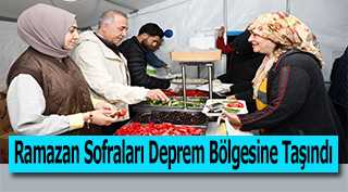 Ramazan Sofraları Deprem Bölgesine Taşındı