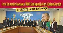Türkiye Tüm Dernekler Federasyonu (TÜRDEF) Genel Başkanlığı AK Parti İl Başkanını Ziyaret Etti