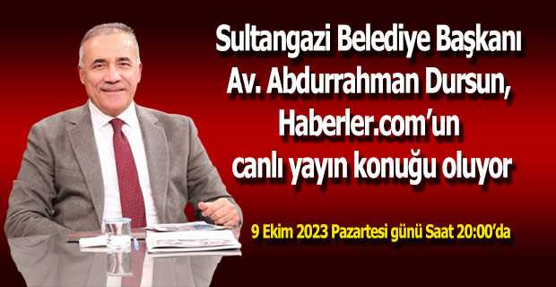 Sultangazi Belediye Başkanı Av. Abdurrahman Dursun, Haberler.com'un canlı yayın konuğu oluyor