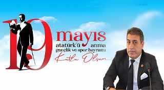  19 Mayıs Atatürk’ü Anma, Gençlik ve Spor Bayramı Kutlu Olsun!