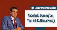 Abdulbaki Durmuş'tan Yeni Yılı Kutlama Mesajı