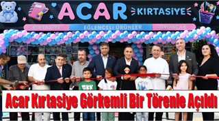  Acar Kırtasiye Görkemli Bir Törenle Açıldı