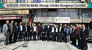  ADIGER–FED’de Birlik Mesajı: Gözler Kongreye Çevrildi