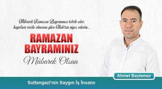 Ahmet Baytemur'dan Ramazan Bayramı Kutlama Mesajı