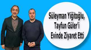 AK Parti Sultangazi İlçe Başkanı Süleyman Yiğitoğlu, Demokratik Sol Parti İlçe Başkanı Tayfun Güler'i Evinde Ziyaret Etti