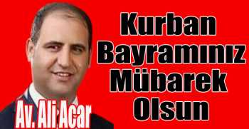 Ali Acar’dan bayram mesajı