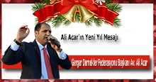 Ali Acar'ın Yeni Yıl Mesajı 