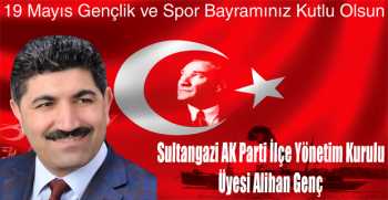 Alihan Genç’ten 19 Mayıs Gençlik ve Spor Bayramı Mesajı 