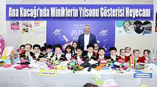 Ana Kucağı'nda Miniklerin Yılsonu Gösterisi Heyecanı