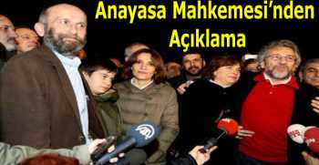 Anayasa Mahkemesi’nden Açıklama