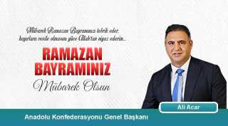 Av. Ali Acar'dan Ramazan Bayramı Kutlama Mesajı