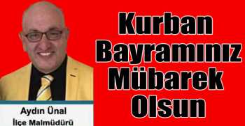 Aydın Ünal’dan bayram mesajı