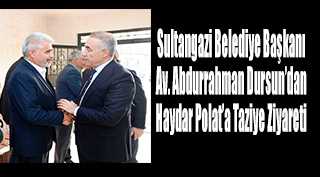 Başkan Av. Abdurrahman Dursun'dan Haydar Polat'a Taziye Ziyareti 