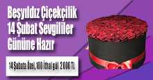 Beşyıldız Çiçekçilik 14 Şubat Sevgililer Gününe Hazır 