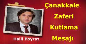 Çanakkale Zaferi Kutlama Mesajı
