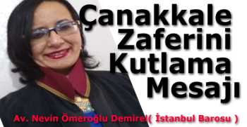 Çanakkale Zaferi Kutlama Mesajı