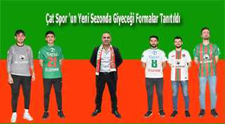Çat Spor 'un Yeni Sezonda Giyeceği Formalar Tanıtıldı