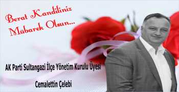 Cemalettin Celebi’den Berat Kandili Mesajı
