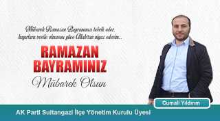 Cumali Yıldırım'dan Ramazan Bayramı Kutlama Mesajı