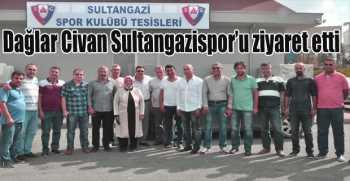 Dağlar Civan Sultangazispor’u ziyaret etti