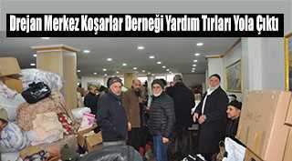 Drejan Merkez Koşarlar Derneği Yardım Tırları Yola Çıkıyor 