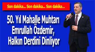 Emrullah Özdemir, Halkın Derdini Dinliyor