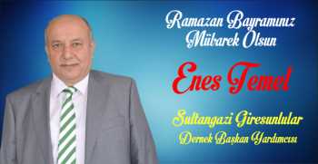 Enes Temel’den Ramazan Bayramı Mesajı 