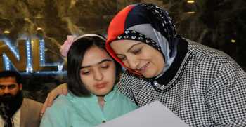 ENGELLİ KURSİYERLERİN KARNE SEVİNCİ