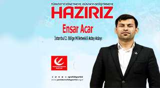 Ensar Acar, Yeniden Refah Partisi'nden Milletvekili Aday Adaylık Başvurusunu Yaptı