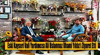 Eski Kayseri Vali Yardımcısı Ali Uslanmaz İlhami Yıldız'ı Ziyaret Etti 