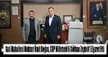 Gazi Mahallesi Muhtarı Ümit Doğan, CHP Milletvekili Gökhan Zeybek'i Ziyaret Etti 