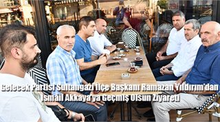 Gelecek Partisi Sultangazi İlçe Başkanı Ramazan Yıldırım’dan İsmail Akkaya’ya Geçmiş Olsun Ziyareti