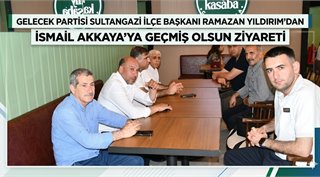 Gelecek Partisi Sultangazi İlçe Başkanı Ramazan Yıldırım’dan İsmail Akkaya’ya Geçmiş Olsun Ziyareti