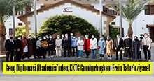 Genç Diplomasi Akademisi'nden, KKTC Cumhurbaşkanı Ersin Tatar'a ziyaret  