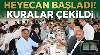 Gerger Dernekler Federasyonu Futbol Turnuvası'nda Kuralar Çekildi