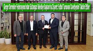 Gerger Dernekler Federasyonu'ndan Sultangazi Belediye Başkanı'na Ziyaret: Futbol Turnuvası Davetiyesini Takdim Ettiler