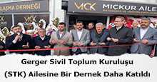 Gerger Sivil Toplum Kuruluşu (STK) Ailesine Bir Dernek Daha Katıldı 
