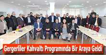Gergerliler Kahvaltı Programında Bir Araya Geldi 