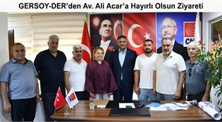 GERSOY-DER’den Av. Ali Acar’a Hayırlı Olsun Ziyareti
