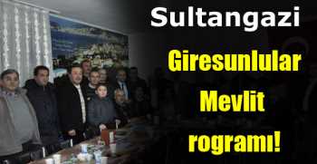 Giresunlular Mevlit Programında Bir Araya Geldi