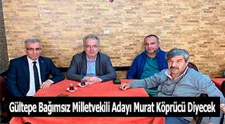 Gültepe Bağımsız Milletvekili Adayı Murat Köprücü Diyecek 