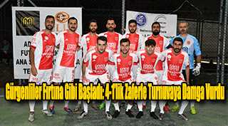 Gürgenliler Fırtına Gibi Başladı: 4-1’lik Zaferle Turnuvaya Damga Vurdu