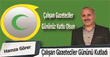Hamza Görer, Çalışan Gazeteciler Gününü Kutladı 