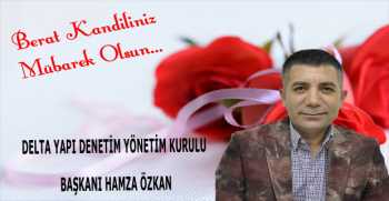 Hamza Özkan’dan Berat Kandili Mesajı
