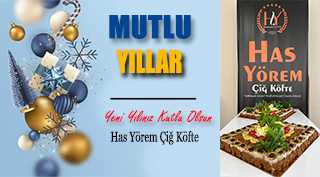 Has Yörem Çiğ Köfte’den Yeni Yıl Mesajı