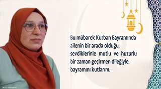 Hatice Bozbulut, Kurban Bayramı'nı kutladı