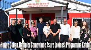 Huriye Çoban, Habipler Cemevi’nde Aşure Lokması Programına Katıldı