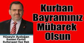 Hüseyin Aydoğan’dan bayram mesajı