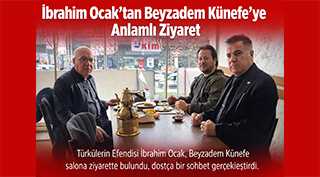 İbrahim Ocak’tan Beyzadem Künefe’ye Anlamlı Ziyaret