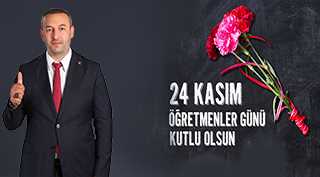İbrahim Yasin'den 24 Kasım Öğretmenler Günü Mesajı